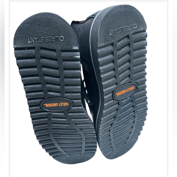 Harley-Davidson Men's 120th Beau 6-Inch Black Leather Motorcycle Boots,SIZE 13 - Picture 3 of 6